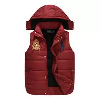 polo ralph lauren gilet sans hombreches zipper p628 red